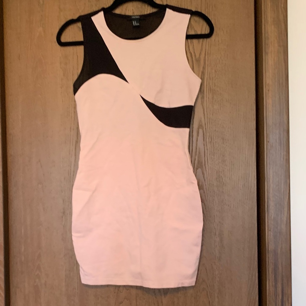 NWOT forever 21 sheer back and paneling dress
